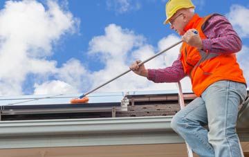 Trinity Fields soft wash roof cleaning